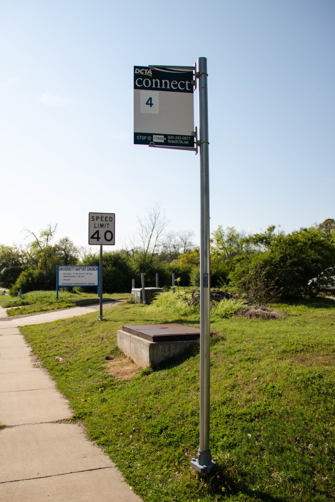 Stop near TWU